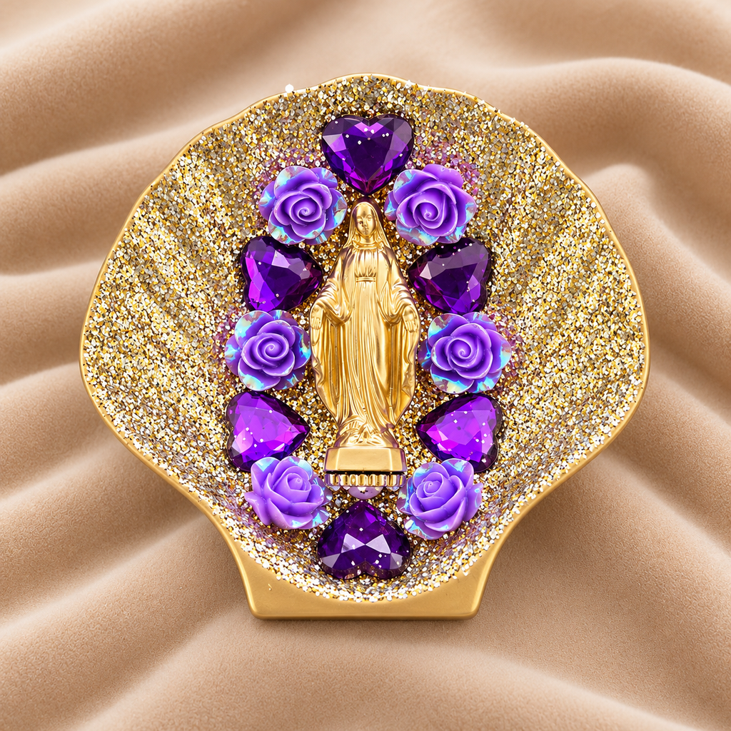 Coquille Vierge Azafran Rosa violet