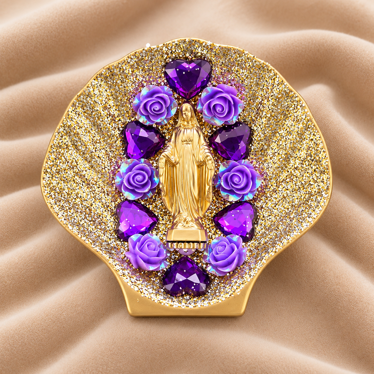 Coquille Vierge Azafran Rosa violet