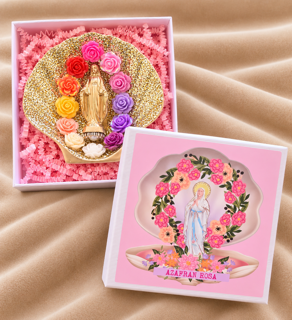 Coquille Vierge Azafran Rosa multicolore rose