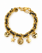 Bracelet Byzance Glitters Monsens -  Noir