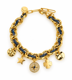 Bracelet Byzance Glitters Monsens - Bleu