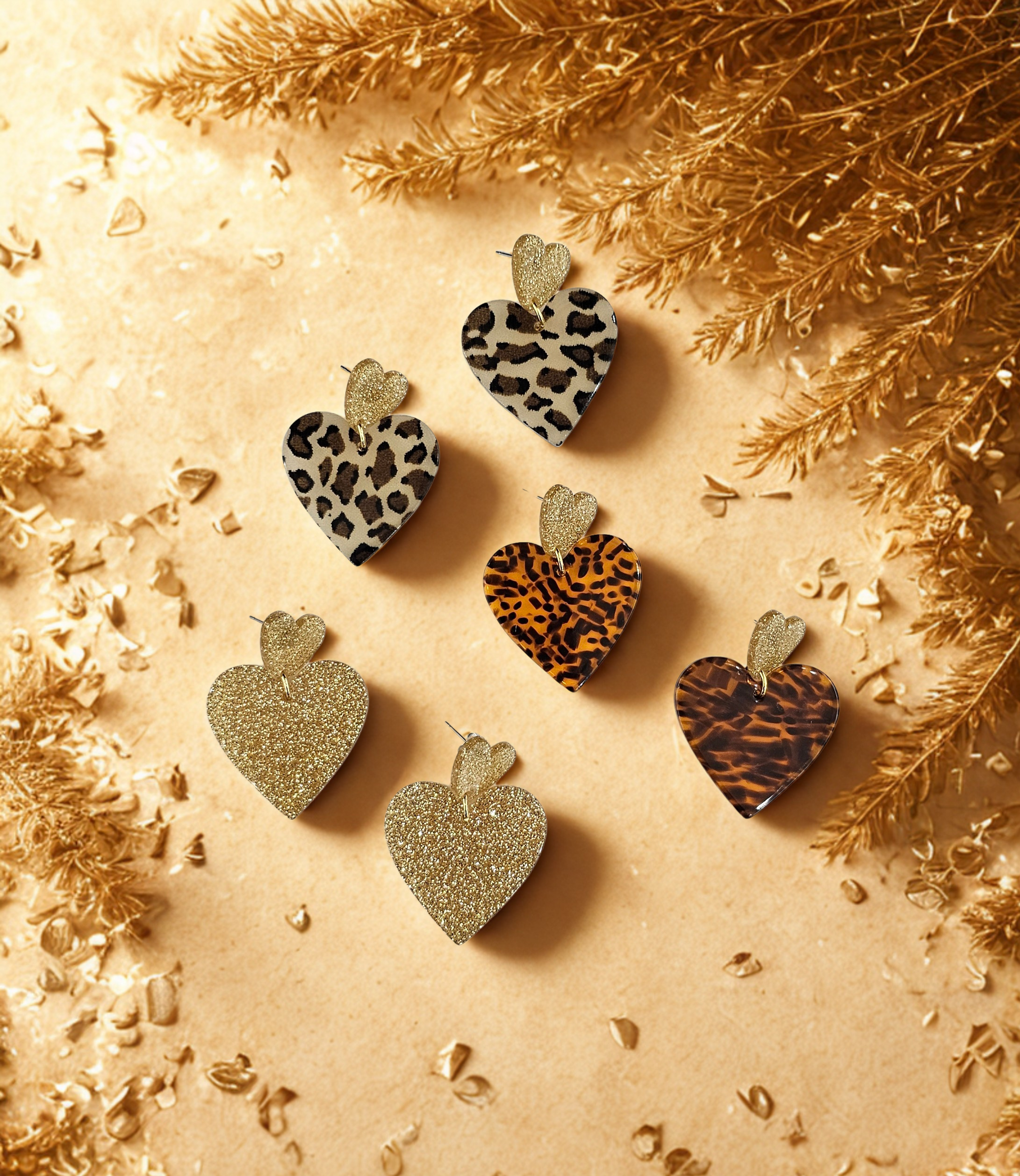 Boucles d'oreilles Aimé doré Atelier Marpo