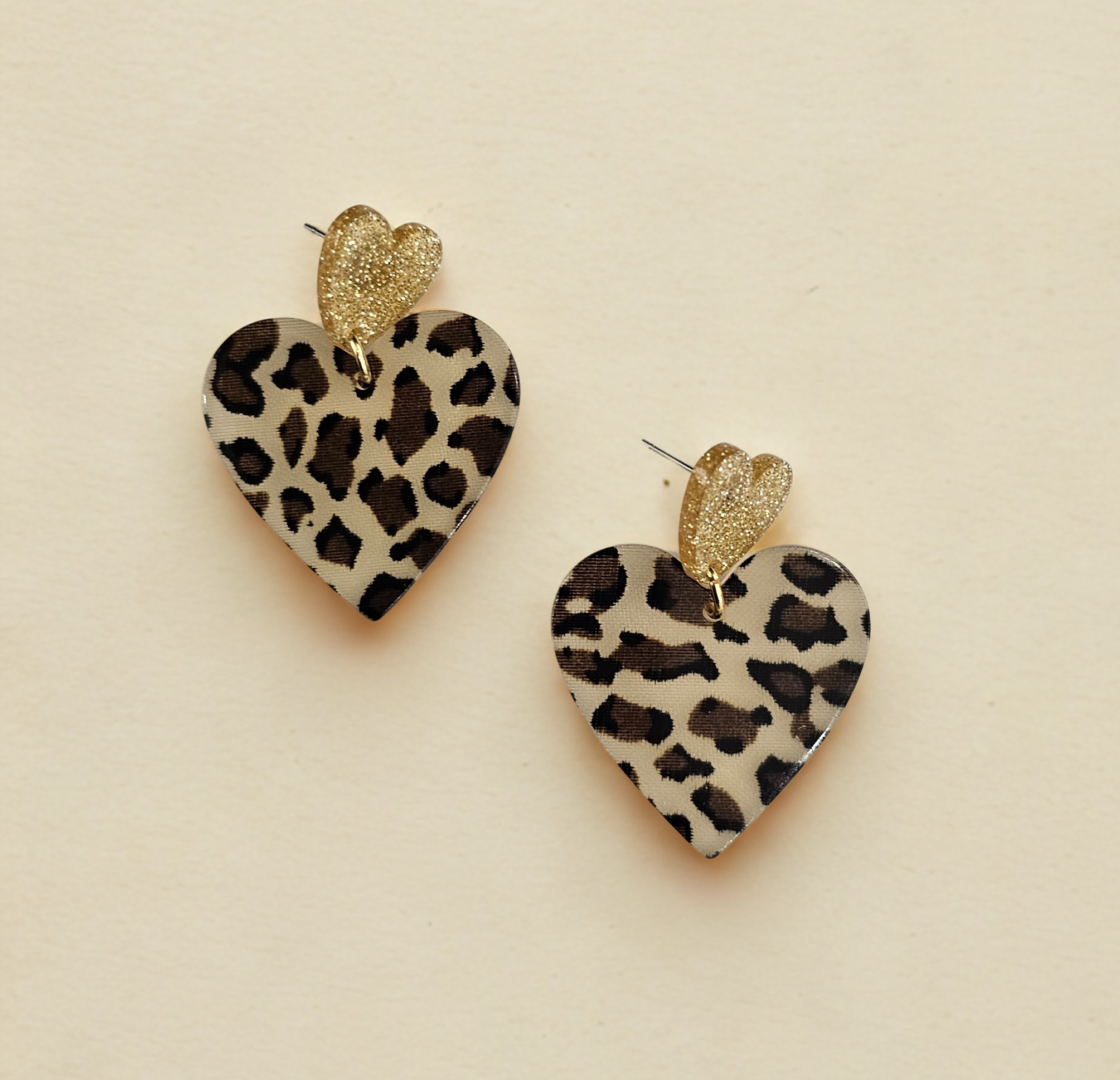 Boucles d'oreilles Aimé léopard Atelier Marpo