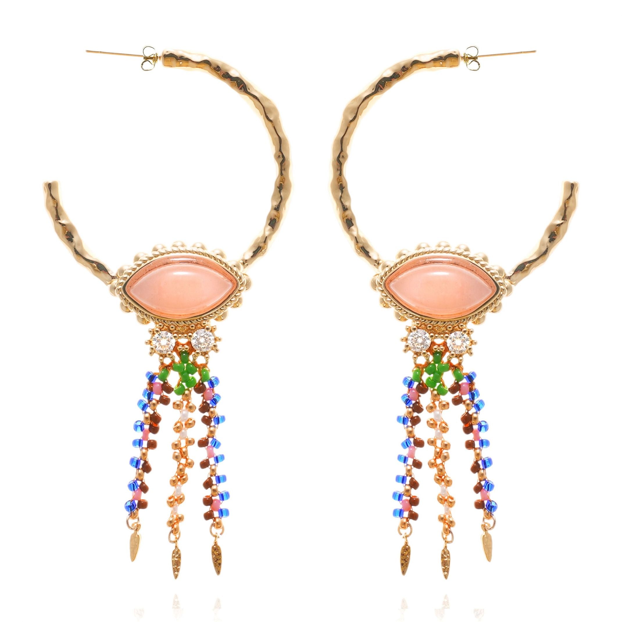 Boucles d'oreilles Pepper Rose Hipanema