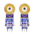 Boucles d'oreilles Byson indigo Hipanema