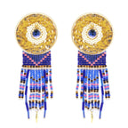 Boucles d'oreilles Byson indigo Hipanema
