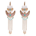 Boucles d'oreilles Lombok turquoise Hipanema