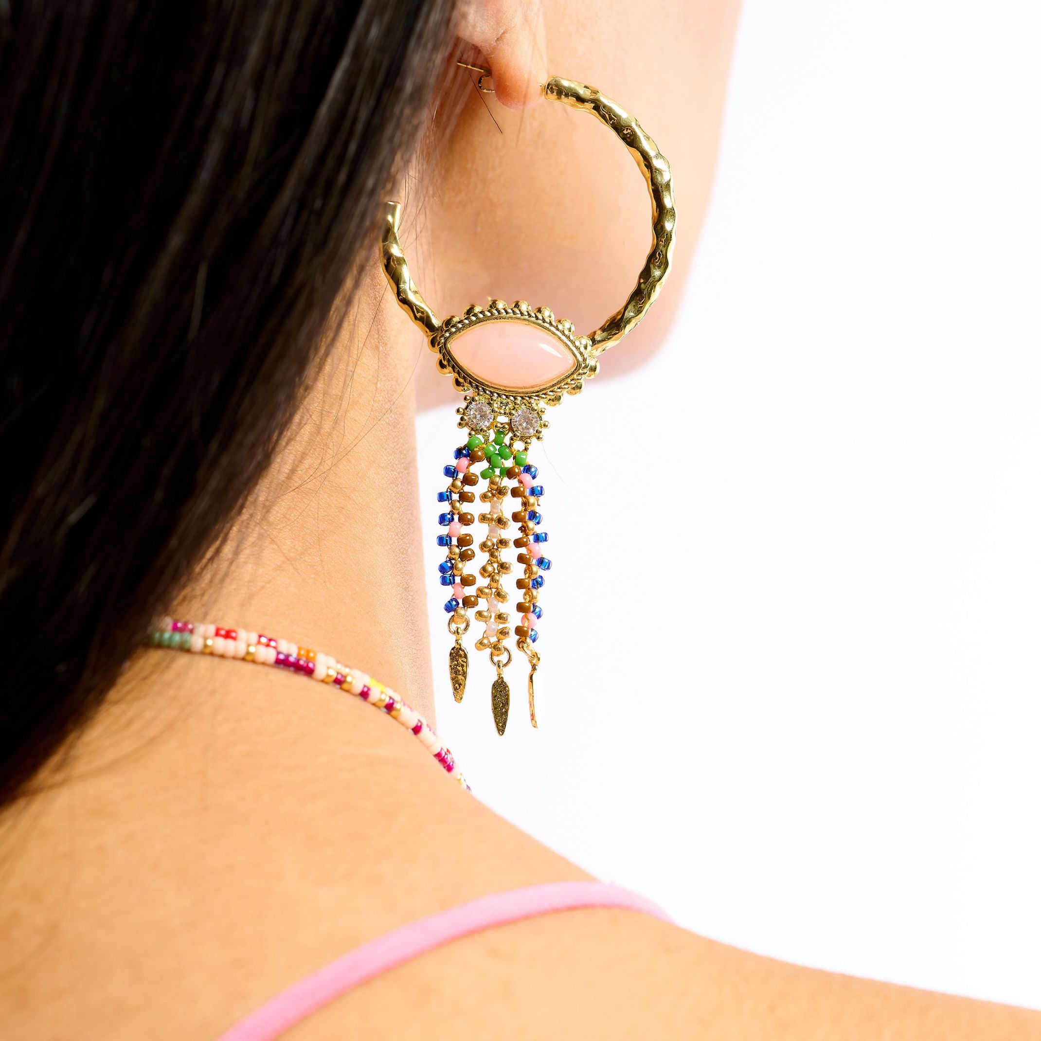 Boucles d'oreilles Pepper Rose Hipanema