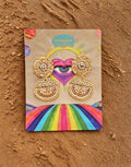 Boucles d'oreilles Solara beige Hypnochic