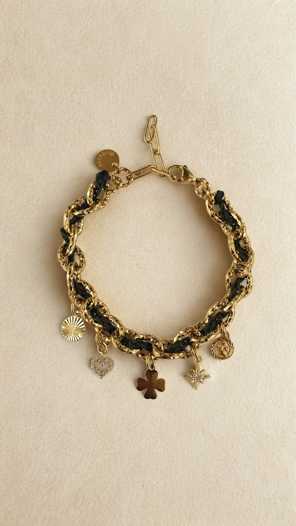 Bracelet Byzance Monsens - Kaki