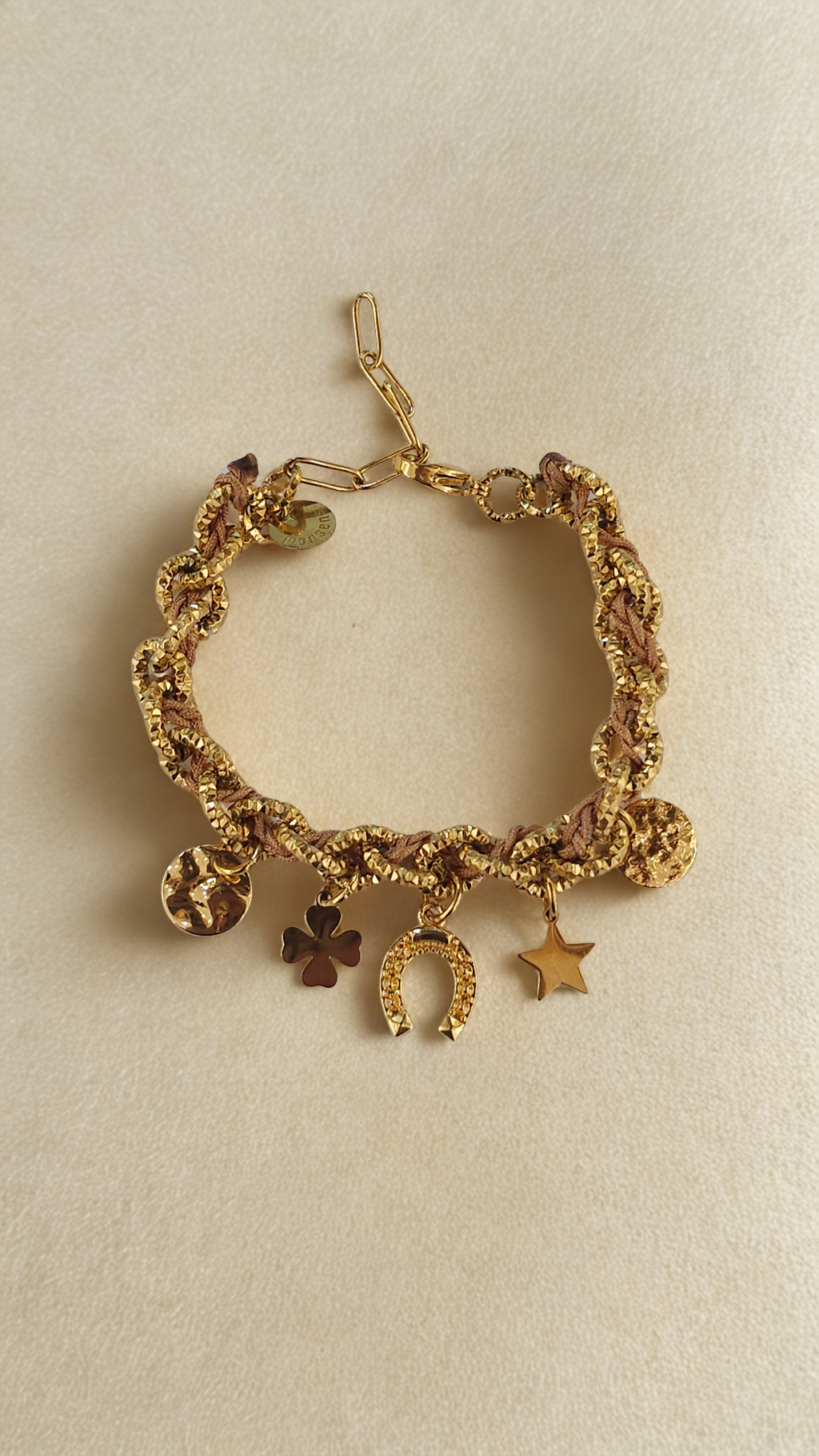 Bracelet Byzance Monsens - Nude