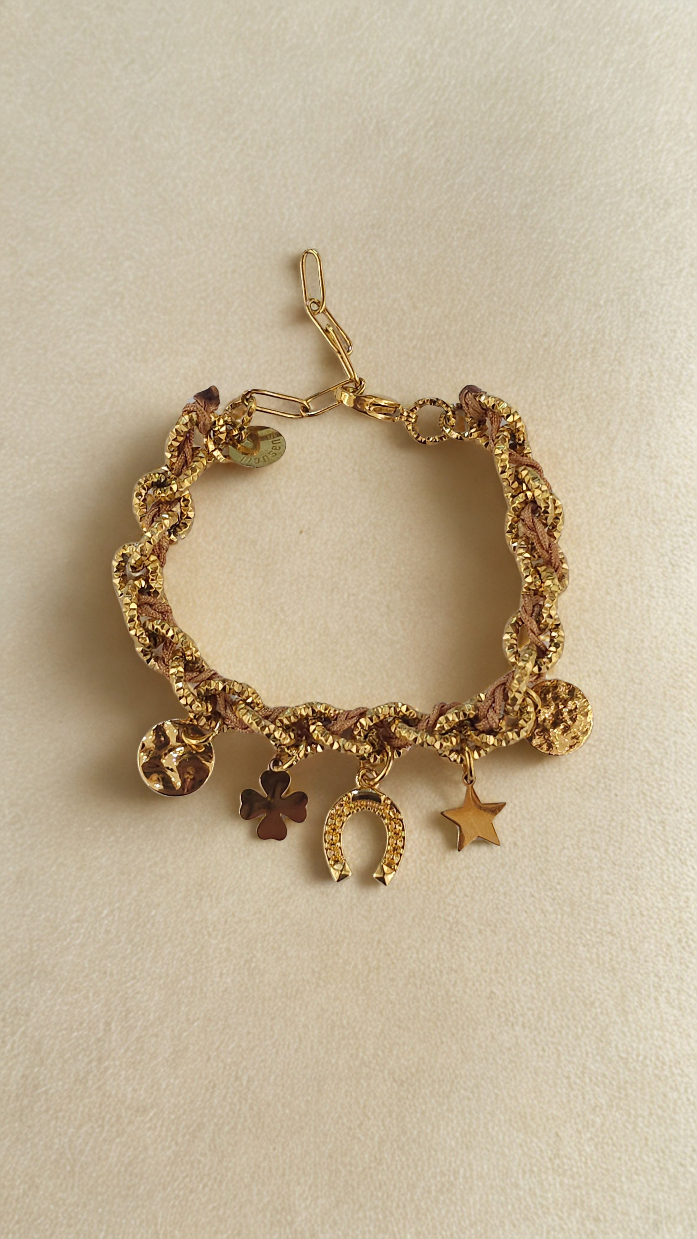 Bracelet Byzance Monsens - Nude