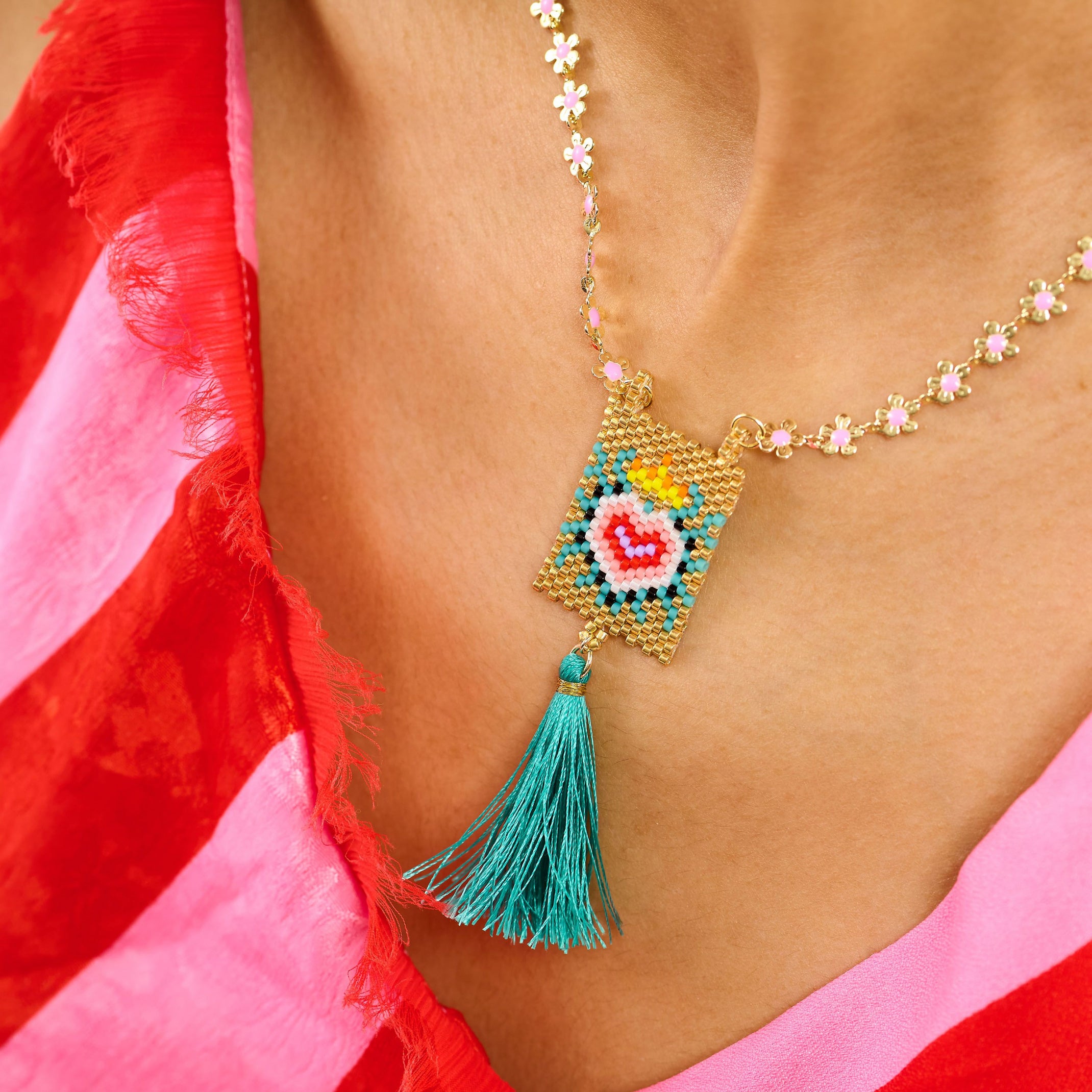 Collier Bonito bleu Hipanema