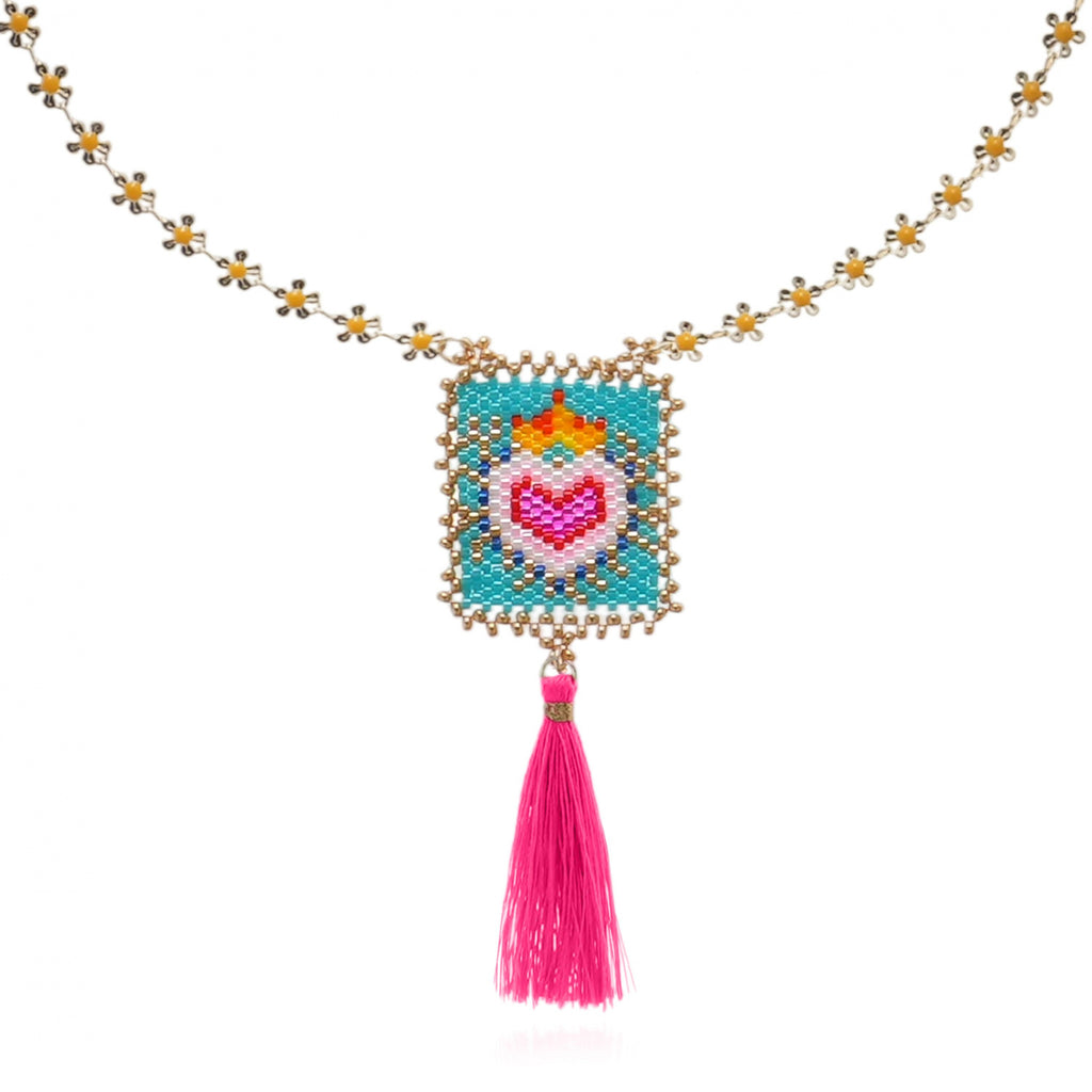 Collier Bonito rose Hipanema