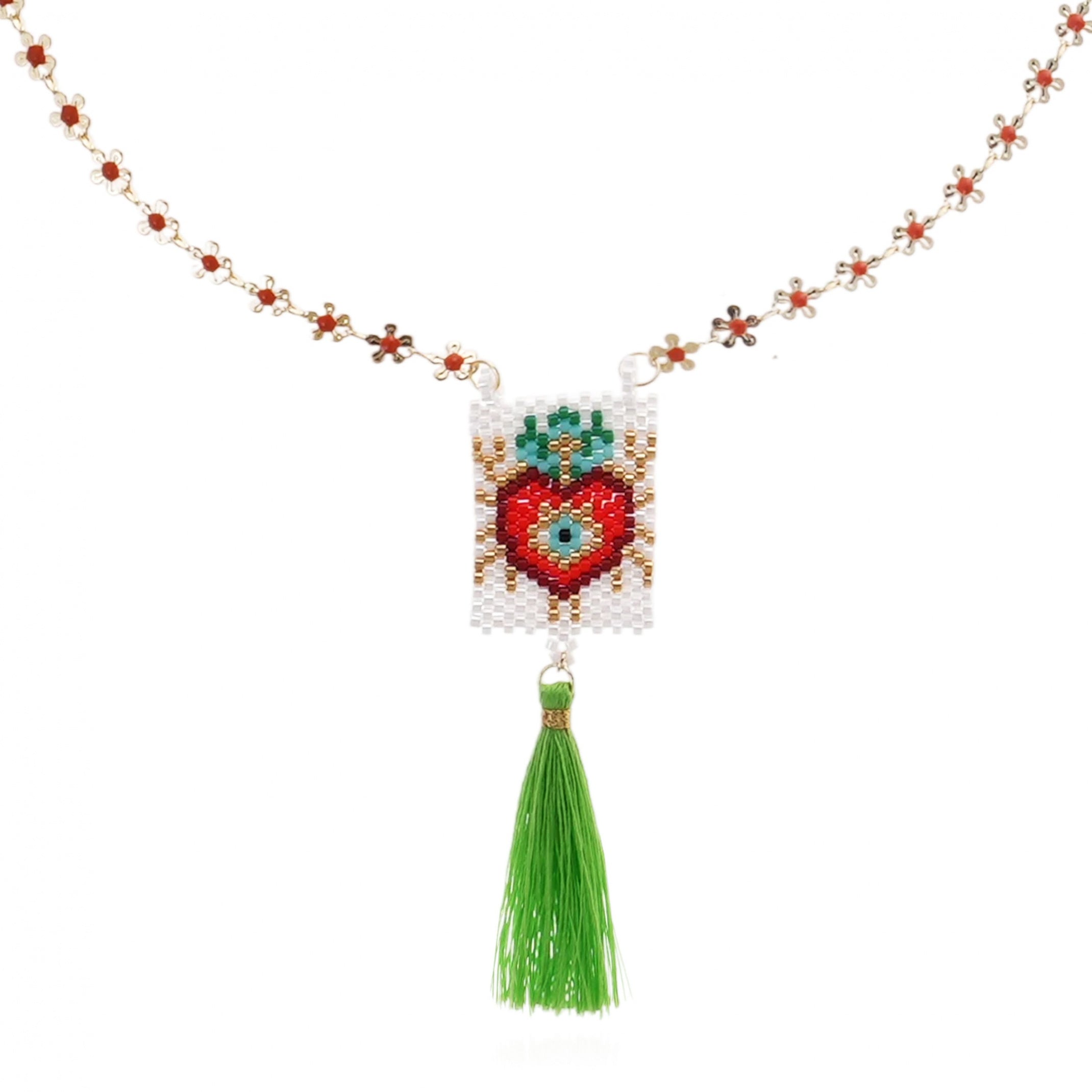Collier Bonito vert Hipanema
