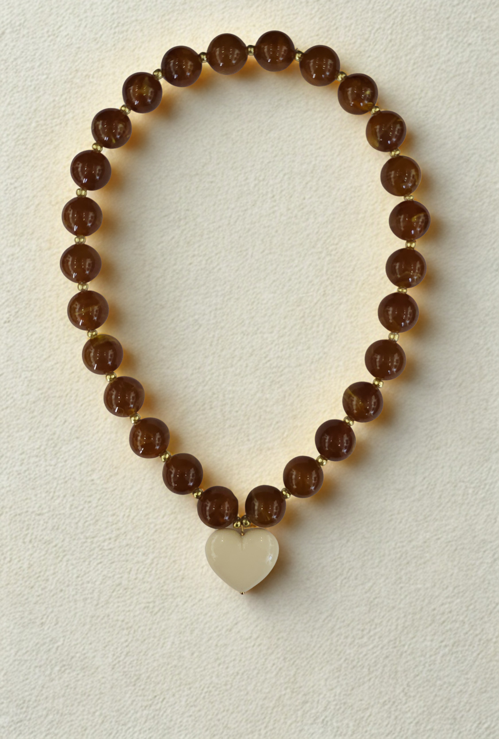 Collier Alma marron Atelier Marpo