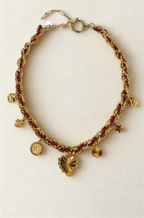 Collier Byzance Monsens - Bordeaux