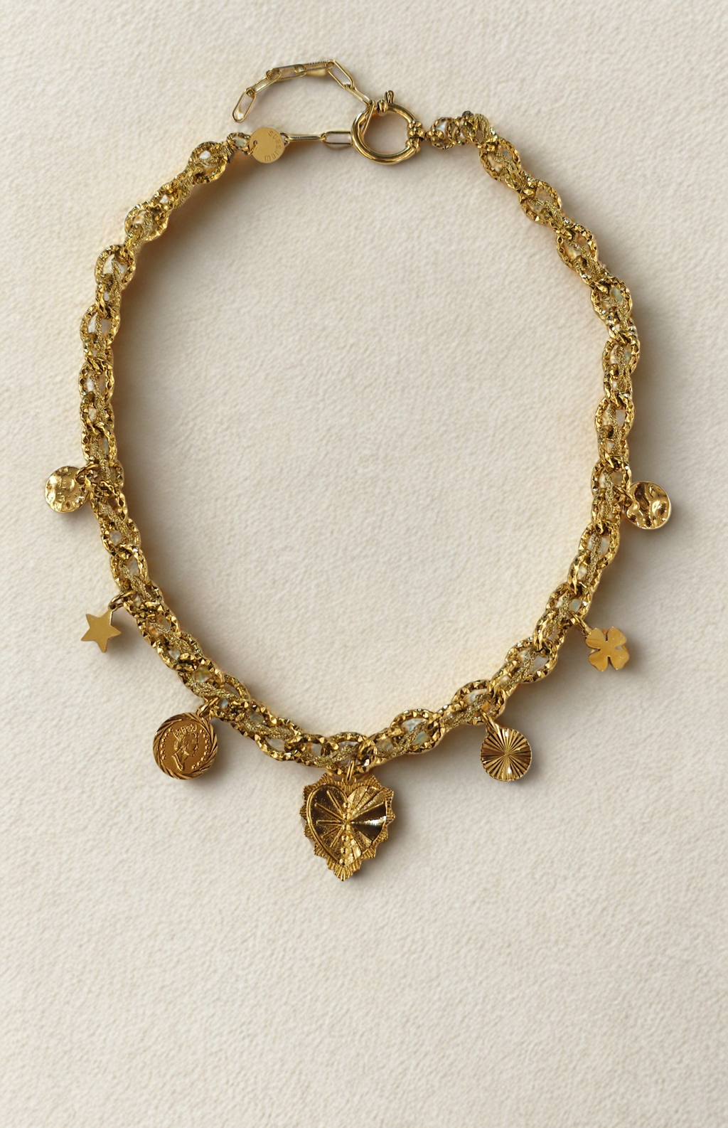 Collier Byzance Monsens - Doré