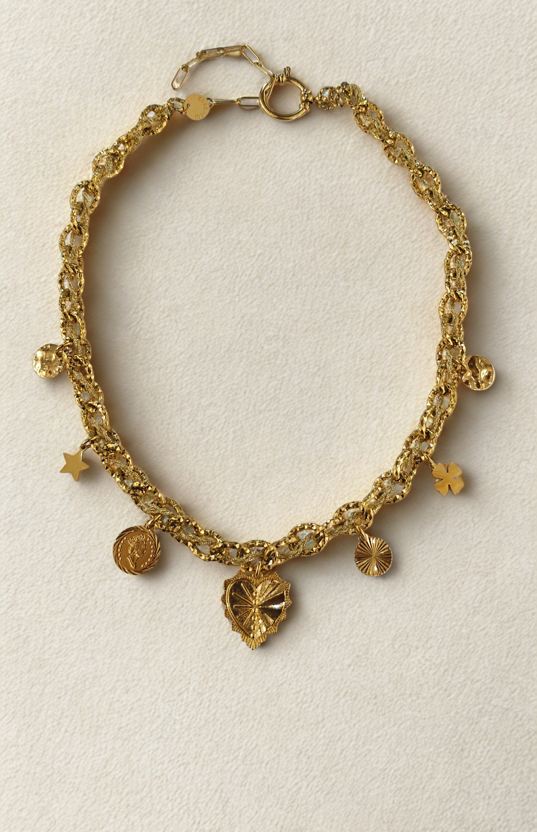 Collier Byzance Monsens - Doré