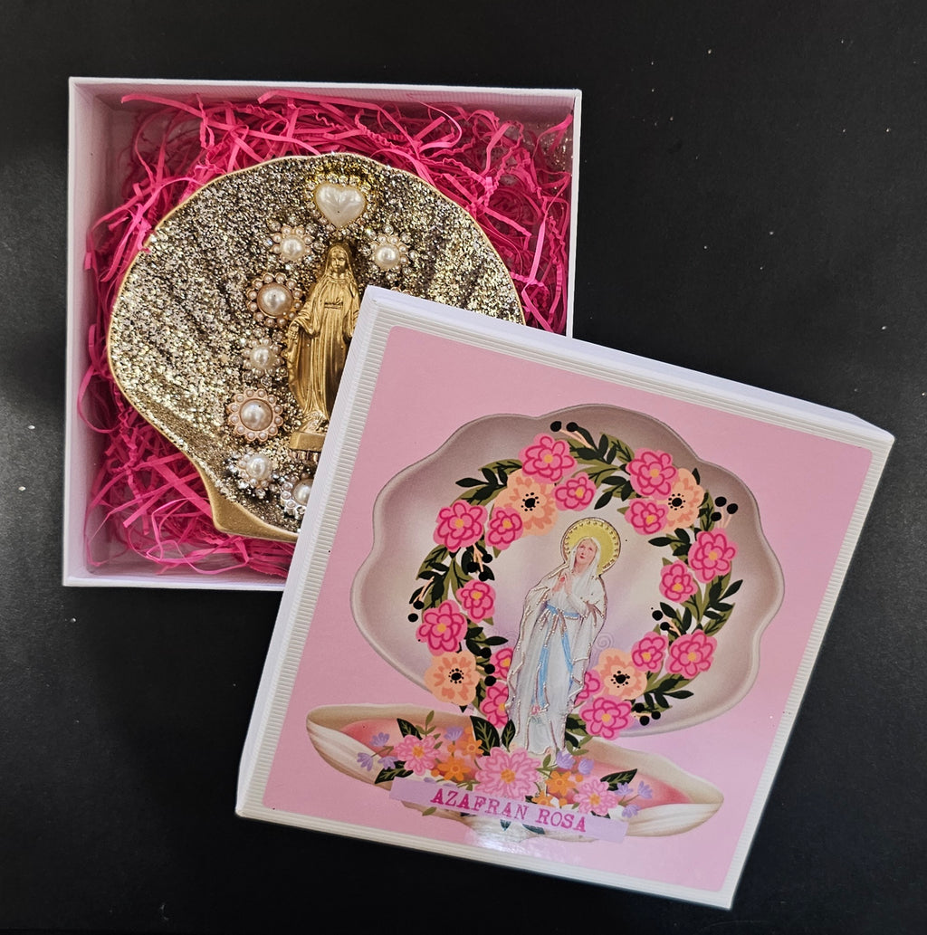 Coquille Vierge Azafran Rosa