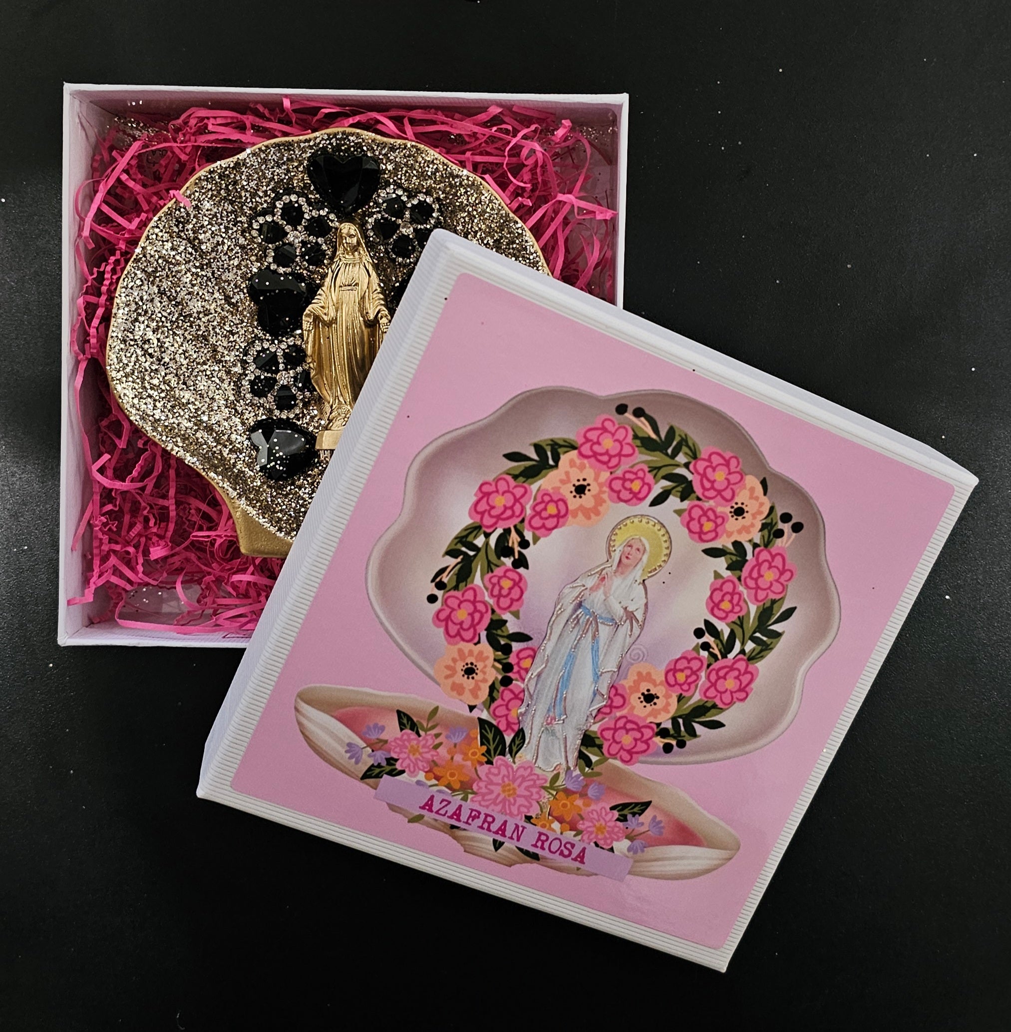 Coquille Vierge Azafran Rosa