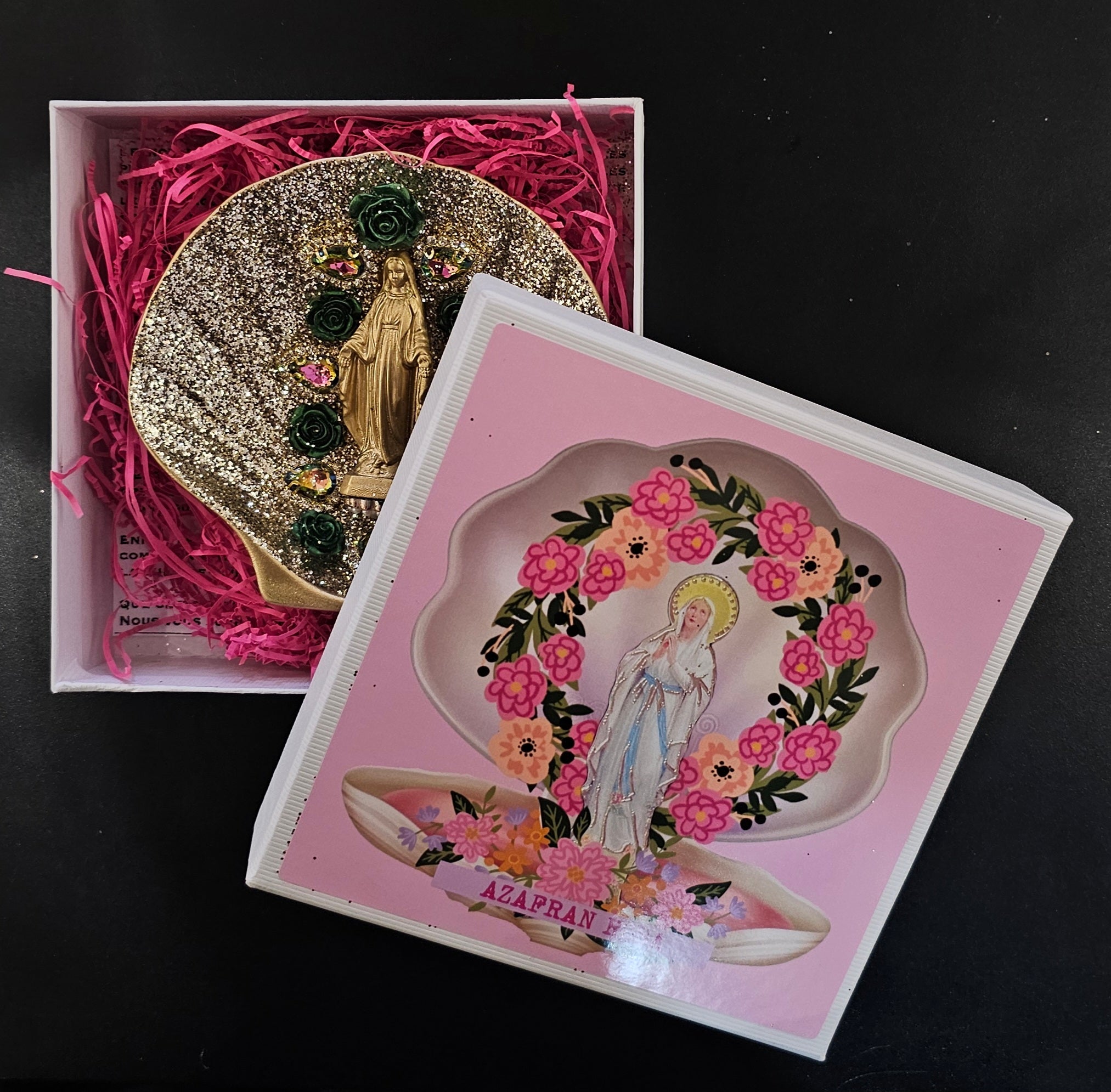 Coquille Vierge Azafran Rosa