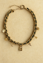 Collier Byzance Monsens - Kaki