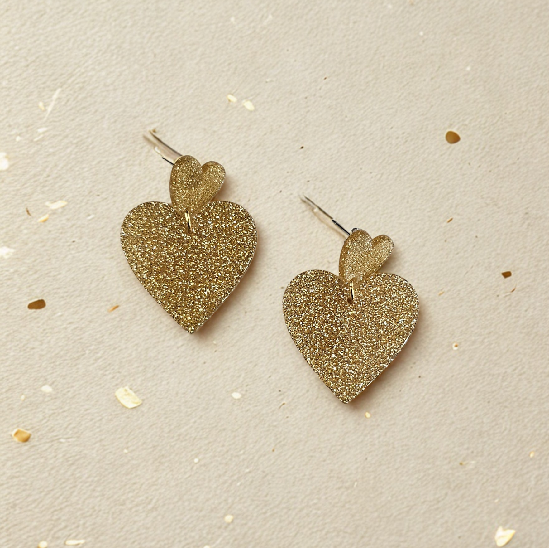 Boucles d'oreilles Aimé doré Atelier Marpo