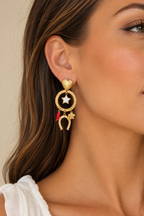 Boucles d'oreilles Magic Circle Principessa Glam