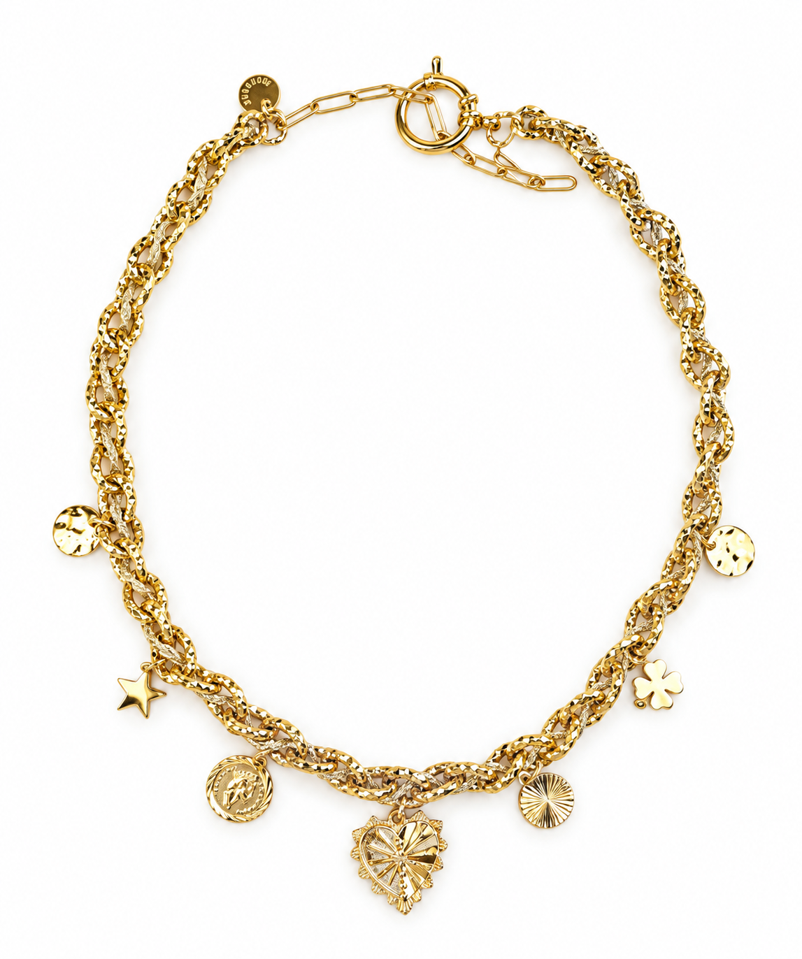 Collier Byzance Monsens - Doré