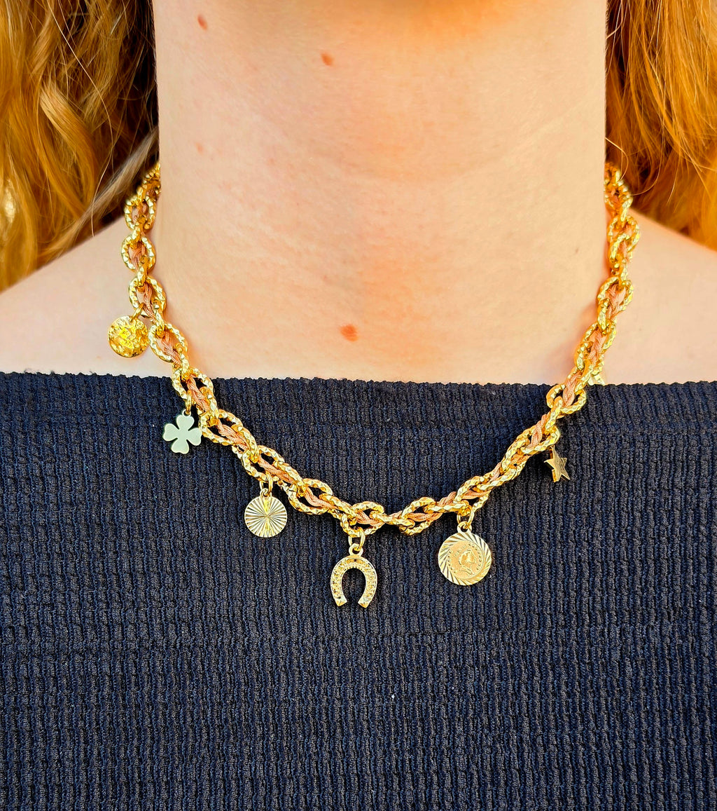 Collier Byzance Monsens - Nude